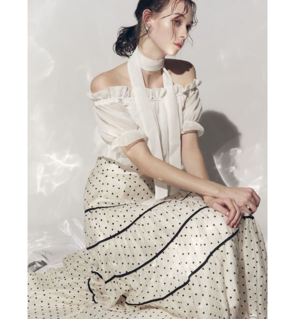 RESEXXY「チョーカーコンビブラウス」|シャツ・ブラウス|