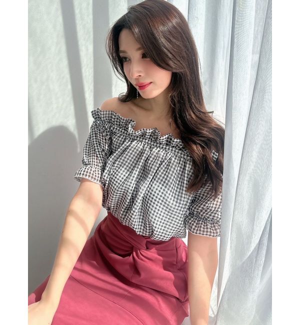 RESEXXY「チョーカーコンビブラウス」|シャツ・ブラウス|