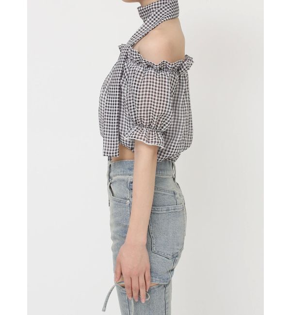 RESEXXY「チョーカーコンビブラウス」|シャツ・ブラウス|