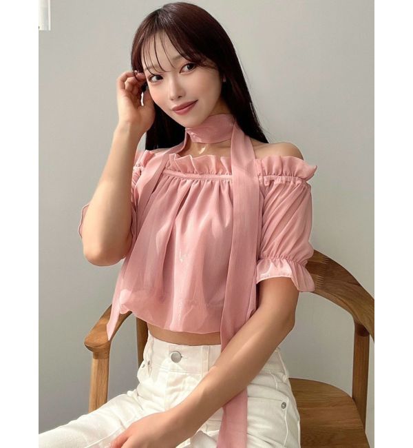 RESEXXY「チョーカーコンビブラウス」|シャツ・ブラウス|