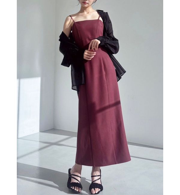 RESEXXY「Iラインキャミワンピース【セットアップ着用可能/ピンクWEB限定カラー】」|ワンピース|プラム