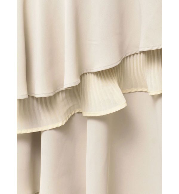 RESEXXY「プリーツヘムラッフルフレアスカート」|スカート|
