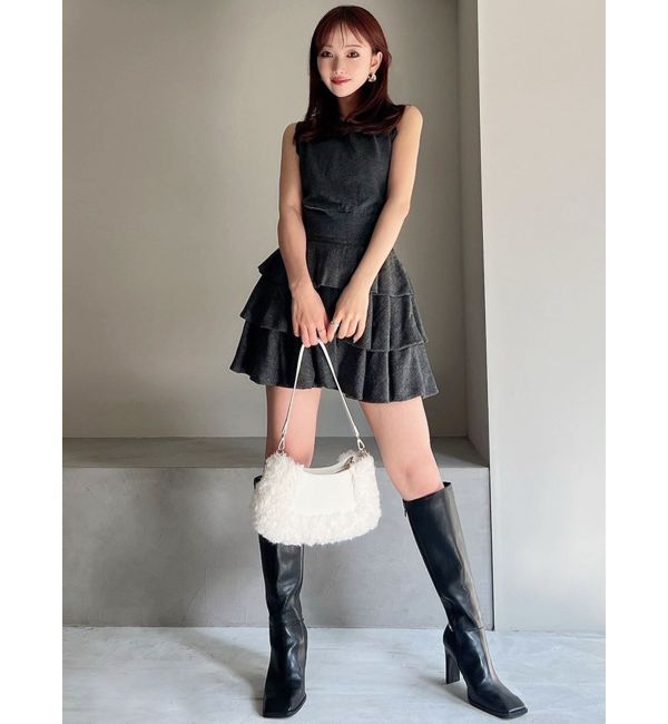 RESEXXY「カールフェイクファーコンビハンドバッグ」|その他|