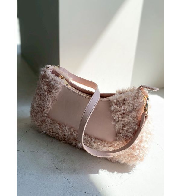 RESEXXY「カールフェイクファーコンビハンドバッグ」|その他|