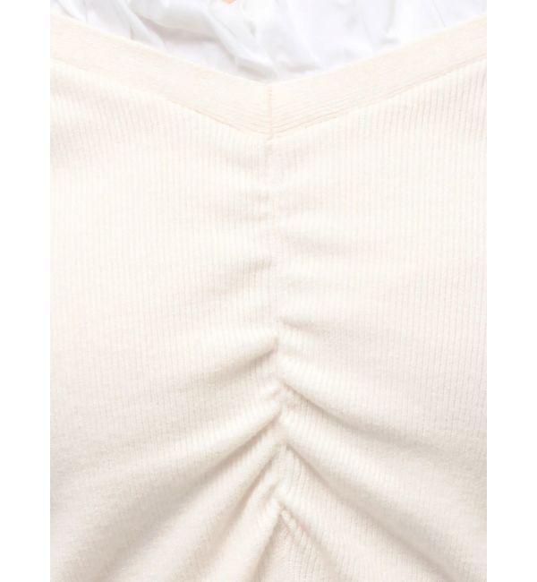 RESEXXY「ホイップフリルVネックニット」|ニット・セーター|