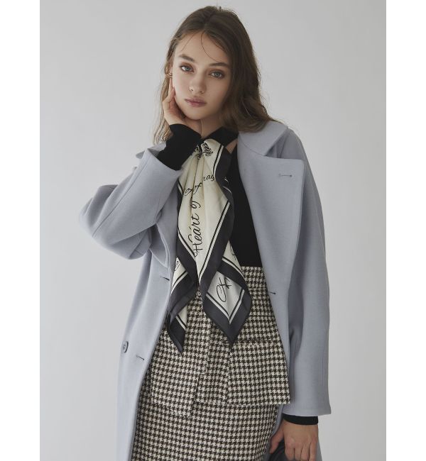 dazzlin「メッセージスカーフメニーウェイトップス」|ニット・セーター|