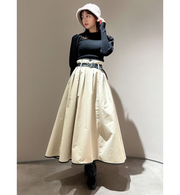 dazzlin「メッセージスカーフメニーウェイトップス」|ニット・セーター|