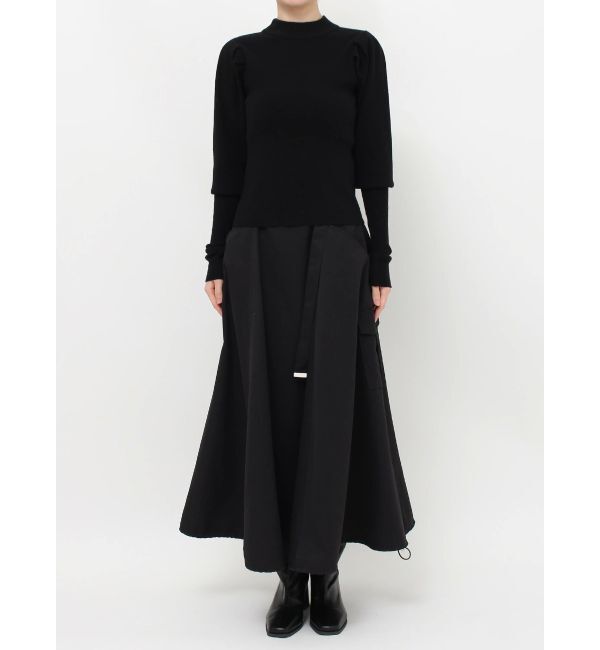 dazzlin「メッセージスカーフメニーウェイトップス」|ニット・セーター|