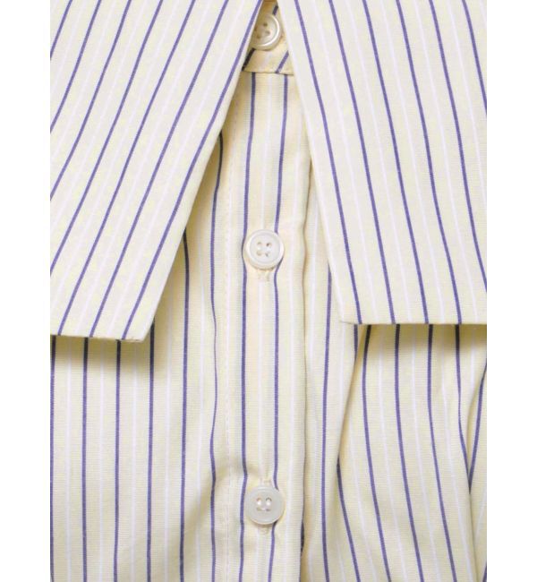 dazzlin「ウエストタックオフショルシャツワンピース」|ワンピース|