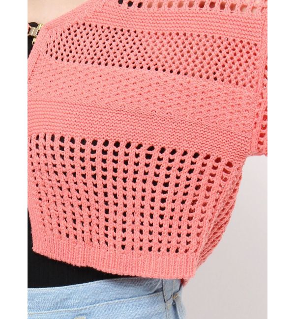 dazzlin「ホックデザインニットカーデ」|カーディガン|