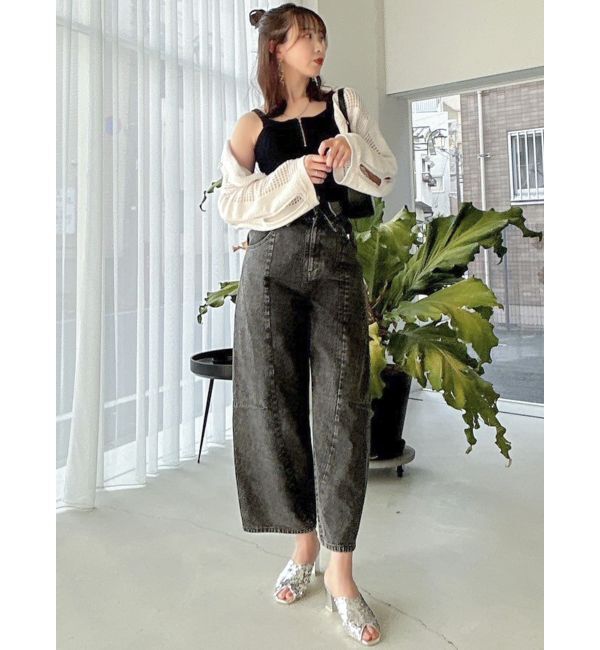 dazzlin「ホックデザインニットカーデ」|カーディガン|