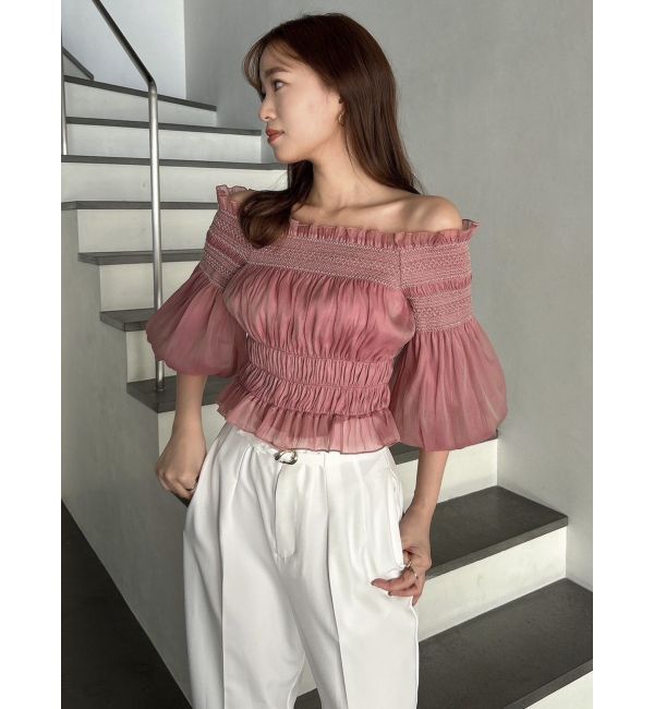 dazzlin「オフショルフェミニックトップス」|シャツ・ブラウス|