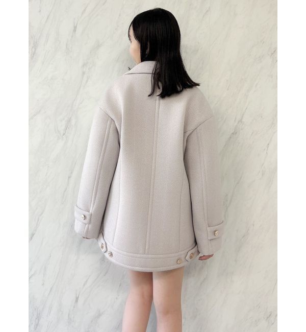 dazzlin「オーバーマルチボタンPコート」|ピーコート|