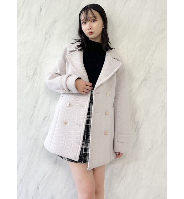 dazzlin「オーバーマルチボタンPコート」|ピーコート|