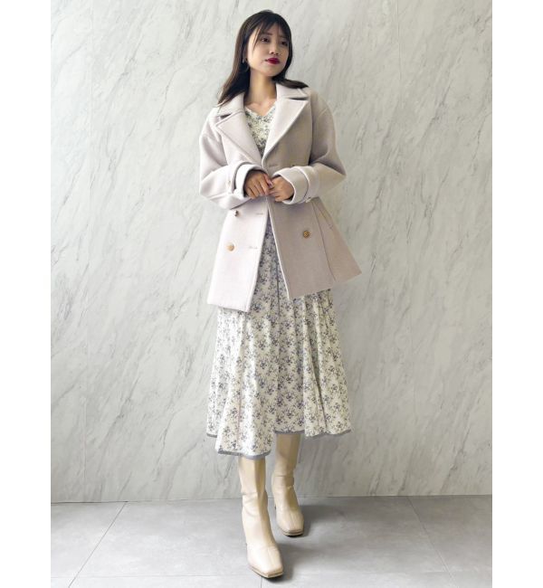 dazzlin「オーバーマルチボタンPコート」|ピーコート|