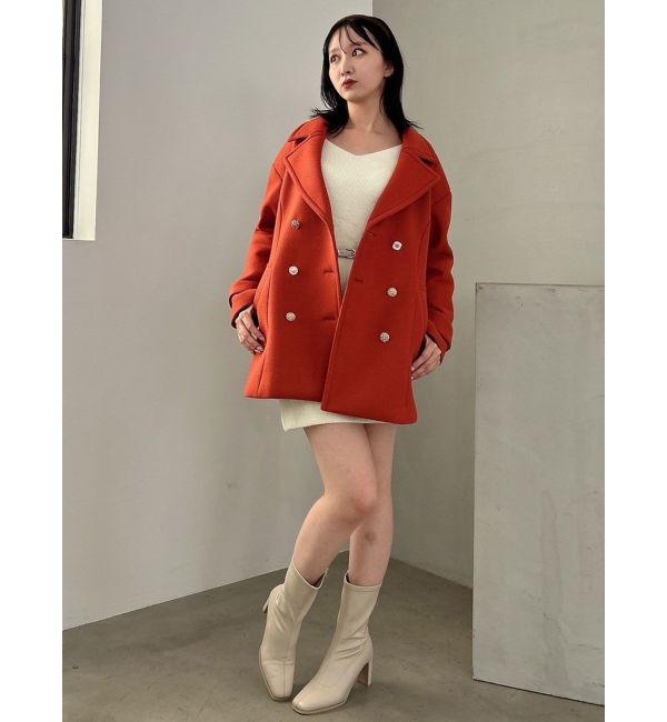 dazzlin「オーバーマルチボタンPコート」|ピーコート|
