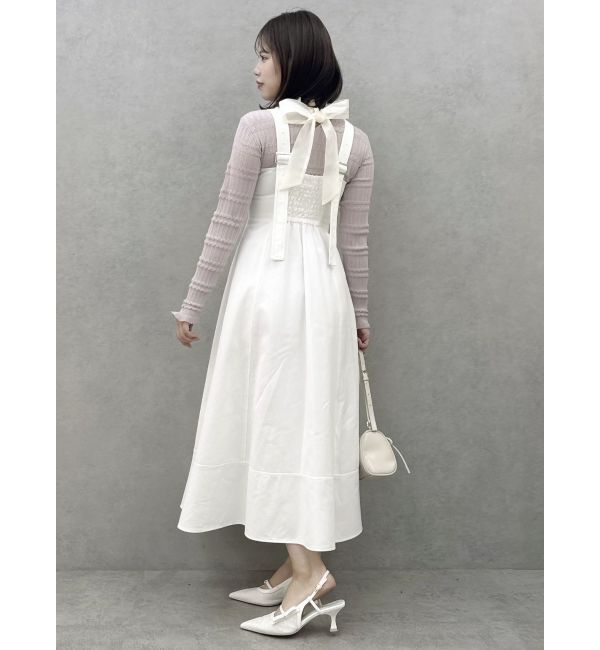 dazzlin「ステッチジャンスカ」|ジャンパースカート|