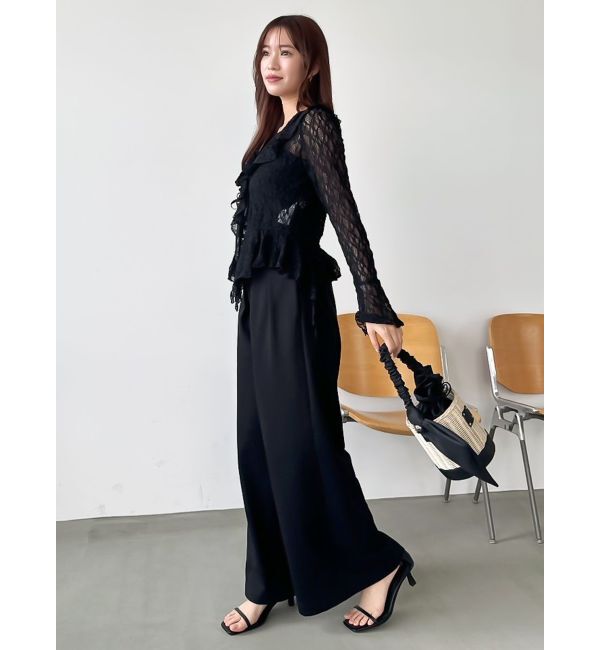 dazzlin「ラッフルヘムレースアンサンブル」|Tシャツ・カットソー|