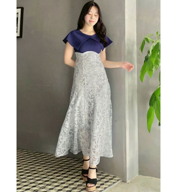 dazzlin「オパールフラワーコルセットワンピース」|ワンピース|