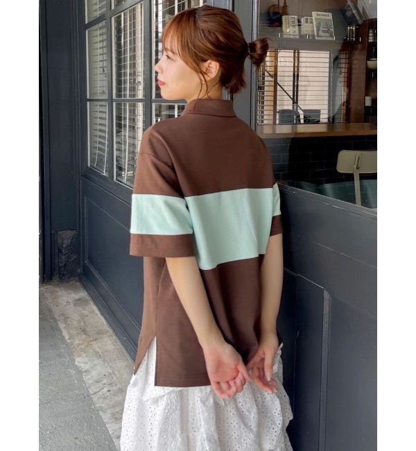 dazzlin「ラガーオーバーシャツ」|ポロシャツ|