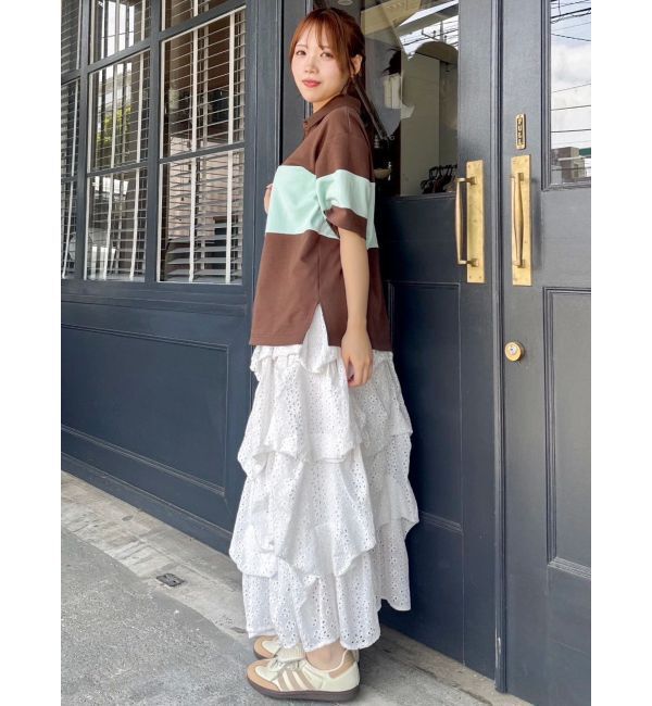 dazzlin「ラガーオーバーシャツ」|ポロシャツ|