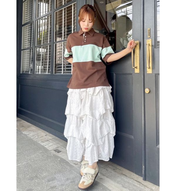 dazzlin「ラガーオーバーシャツ」|ポロシャツ|