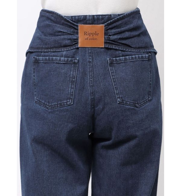 dazzlin「リボンネームデニムパンツ」|デニム|