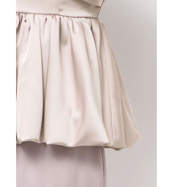 dazzlin「ペプラムギャザーバルーンブラウス」|シャツ・ブラウス|