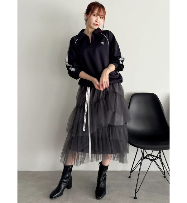 dazzlin「【FILA別注】シャツカラーカットプルオーバー」|Tシャツ・カットソー|