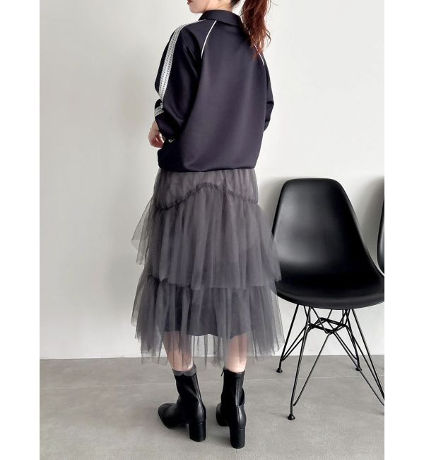 dazzlin「【FILA別注】シャツカラーカットプルオーバー」|Tシャツ・カットソー|