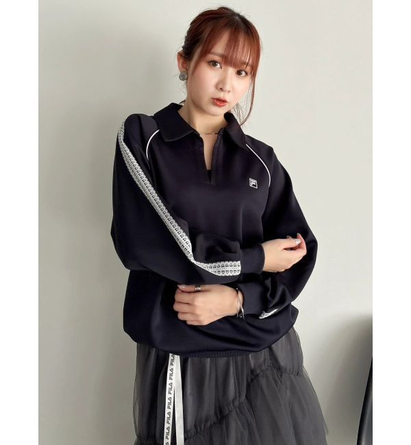 dazzlin「【FILA別注】シャツカラーカットプルオーバー」|Tシャツ・カットソー|