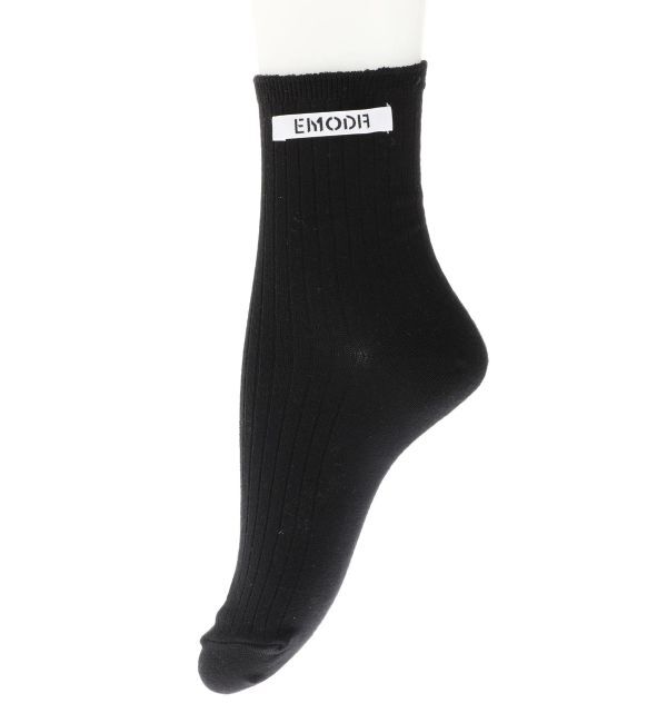 EMODA「サイドロゴロングソックス」|ソックス|