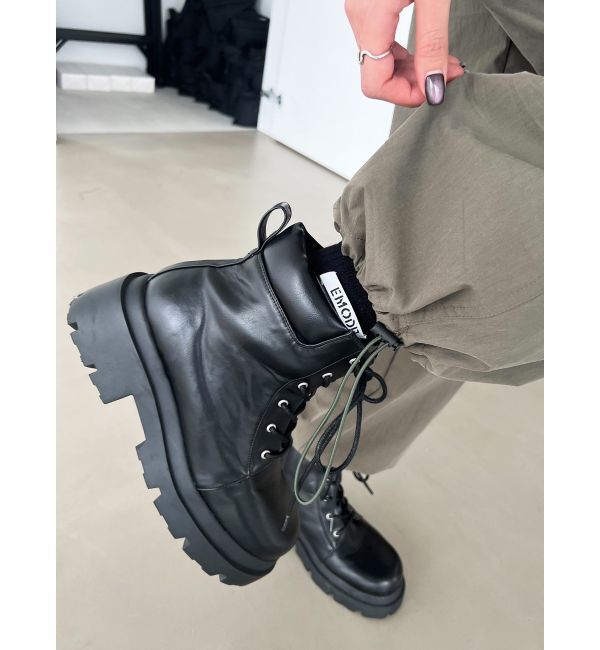 EMODA「サイドロゴロングソックス」|ソックス|