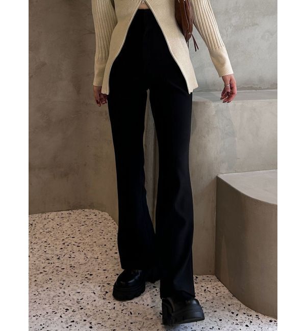 EMODA「【WEB限定】スーパーハイウエストフレアパンツ」|その他|