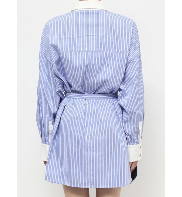 EMODA「バックルベルト2トーンシャツ」|シャツ・ブラウス|