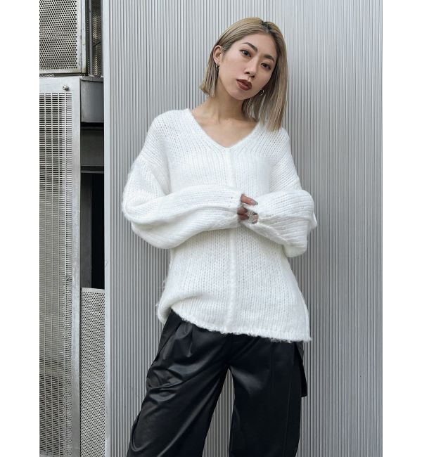 EMODA「オーバーサイズショルダーニット」|ニット・セーター|