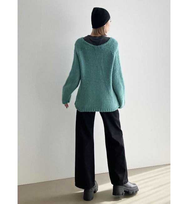 EMODA「オーバーサイズショルダーニット」|ニット・セーター|