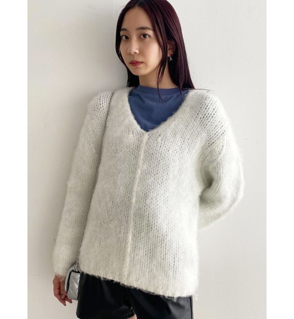 EMODA「オーバーサイズショルダーニット」|ニット・セーター|