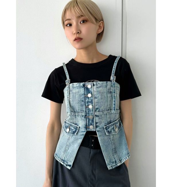 EMODA「デニムキャミソール」|キャミソール|