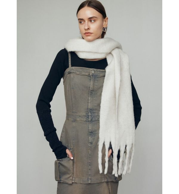 EMODA「ボリュームフリンジマフラー」|マフラー|