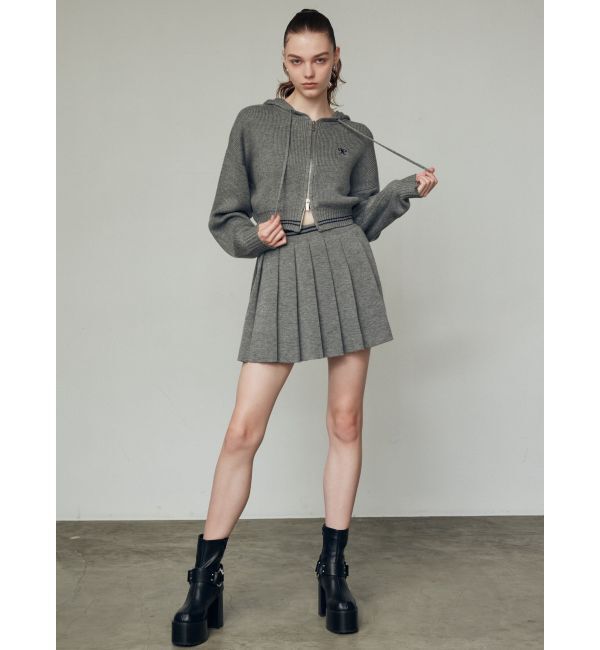 EMODA「チューズニットフードカーディガン」|ニット・セーター|