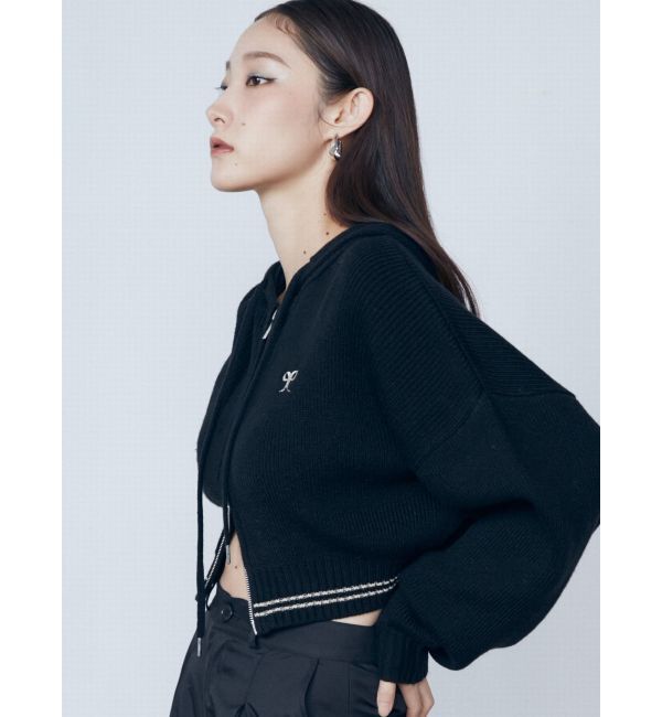 EMODA「チューズニットフードカーディガン」|ニット・セーター|