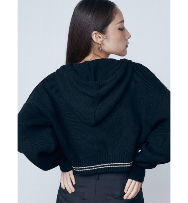 EMODA「チューズニットフードカーディガン」|ニット・セーター|