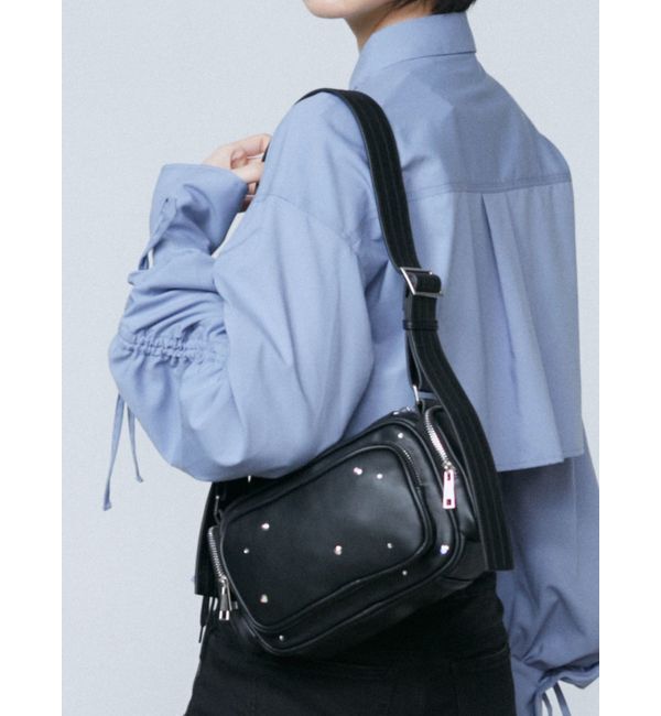 EMODA「ビジュースクエアショルダーバッグ」|ショルダー・メッセンジャー|