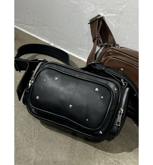 EMODA「ビジュースクエアショルダーバッグ」|ショルダー・メッセンジャー|