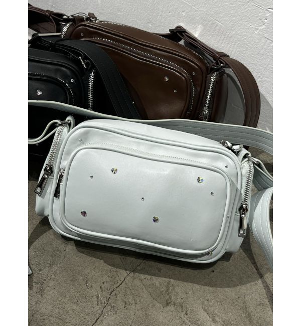 EMODA「ビジュースクエアショルダーバッグ」|ショルダー・メッセンジャー|