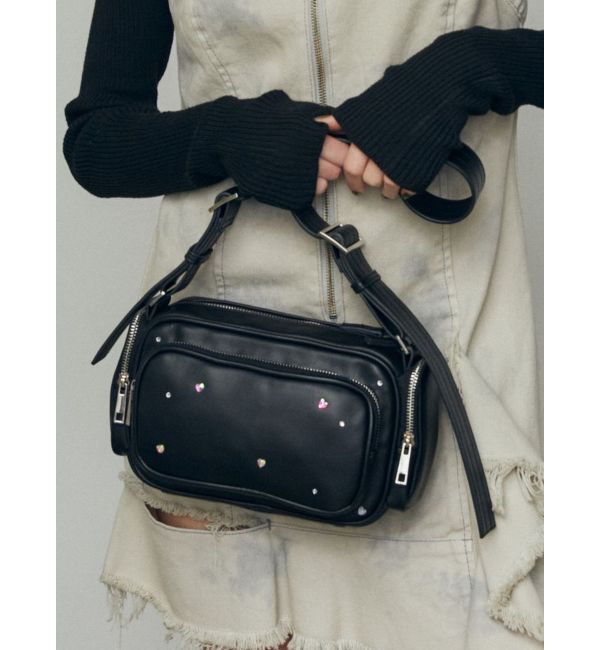 EMODA「ビジュースクエアショルダーバッグ」|ショルダー・メッセンジャー|