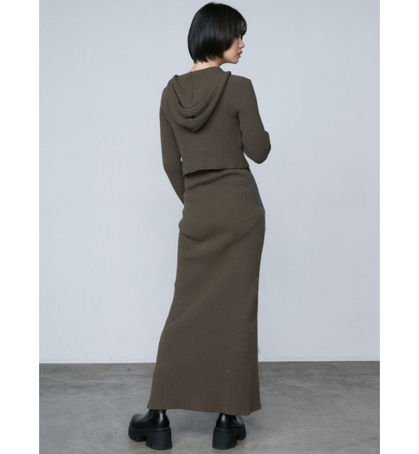 EMODA「ドッキングポケットニットパーカー」|ニット・セーター|