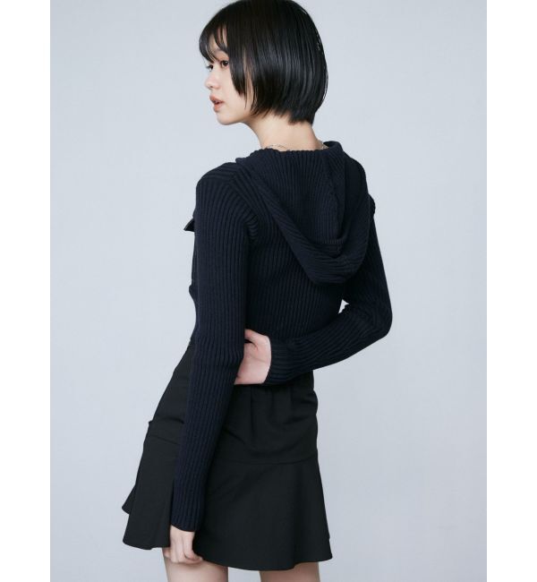 EMODA「ドッキングポケットニットパーカー」|ニット・セーター|