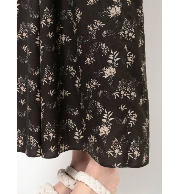 MERCURYDUO「フラワーバックリボンロンパース」|オールインワン|